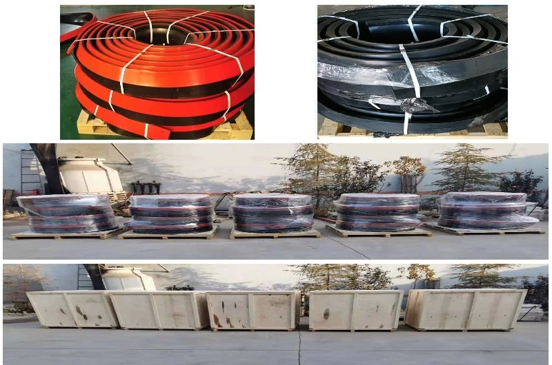YIQI packaged skirt rubber and impact beds ready for shipment to Hassyan Clean Coal Power Plant in Dubai YIQI packaged skirt rubber and impact beds ready for shipment to Hassyan Clean Coal Power Plant in Dubai