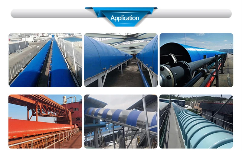 belt conveyor cover application